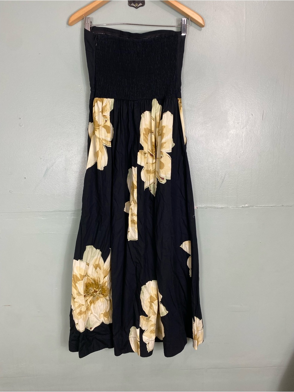 Anthropologie Maeve Strapless Waisted Maxi Dress Small - Picture 4 of 9